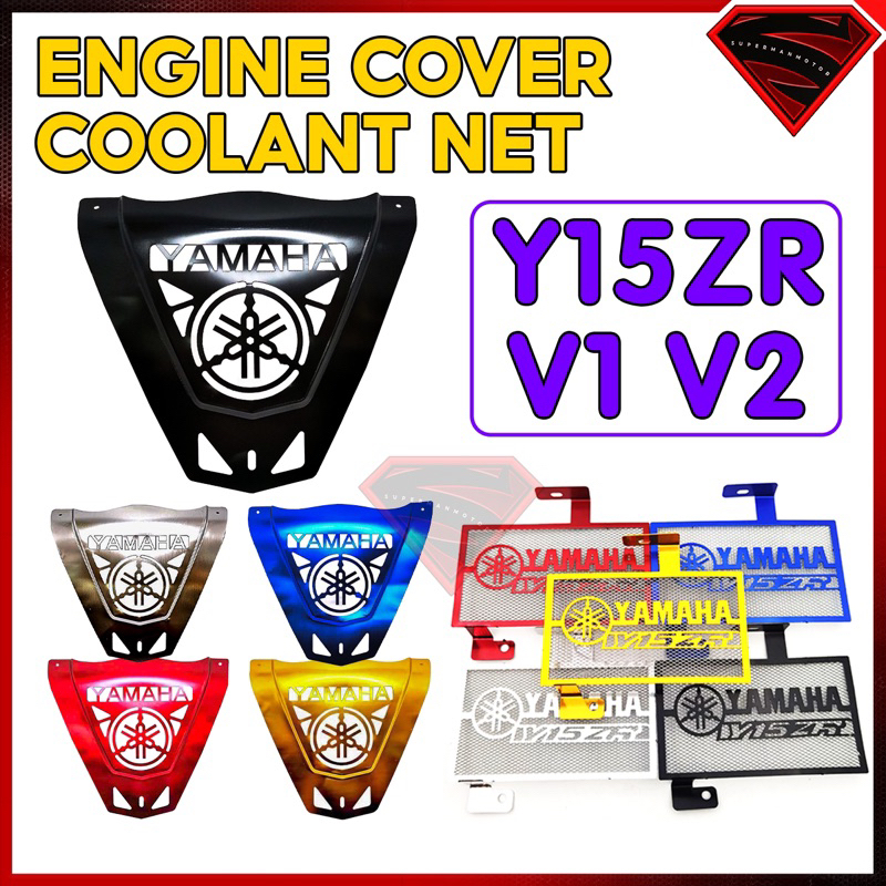 RADIATOR COVER COOLANT NET COOLANT COVER ALLOY CNC YAMAHA EXCITER Y15