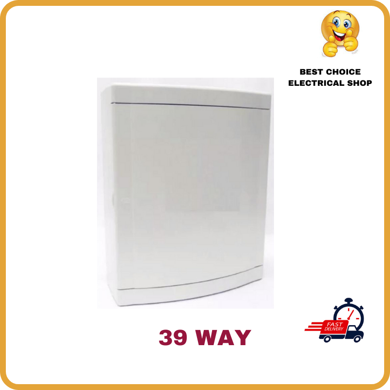39 Way PVC MCB Box (Miniature Circuit Breaker Box) | Shopee Malaysia
