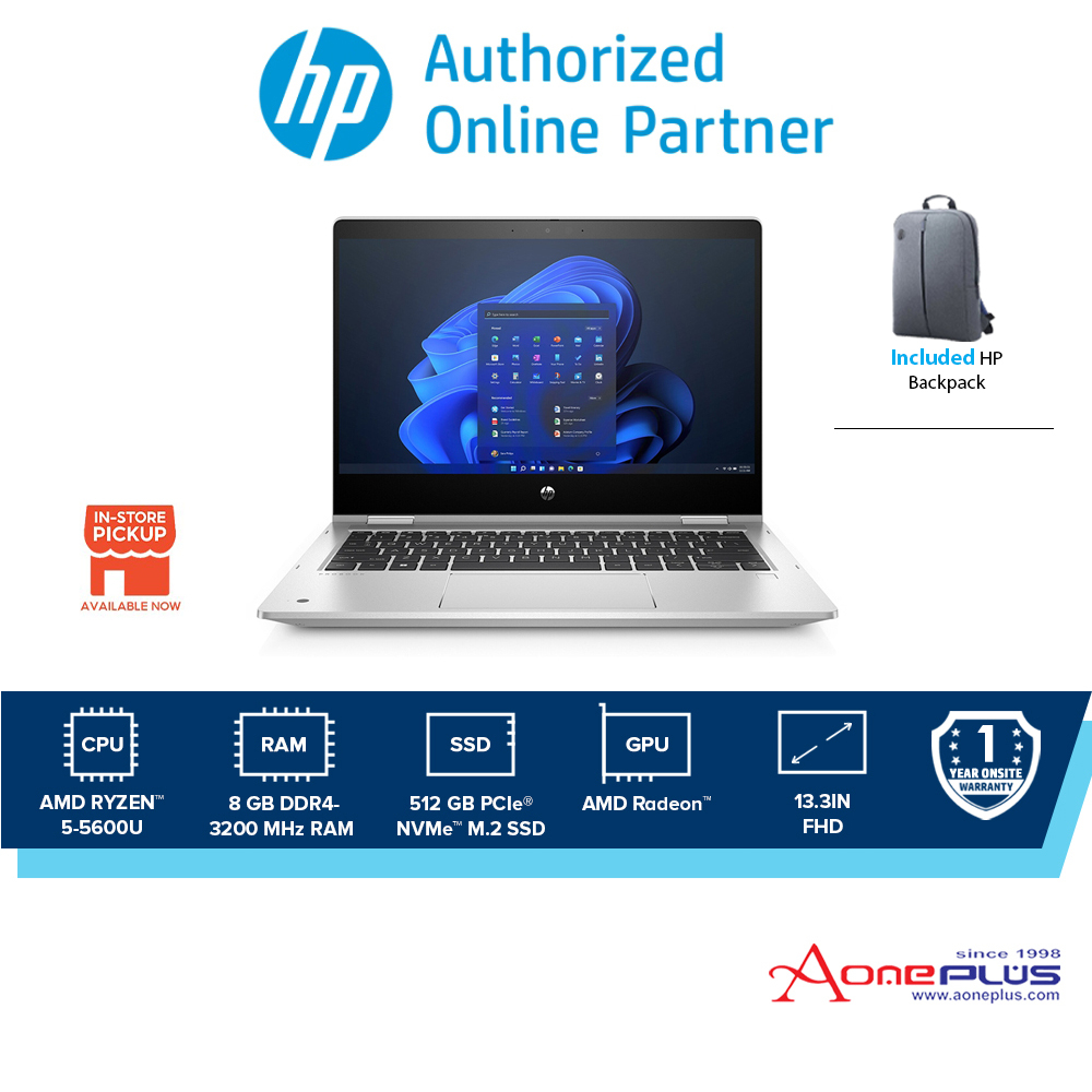 HP Probook x360 435 Laptop 470V9AV (13.3IN FHD/ AMD Ryzen R55600U