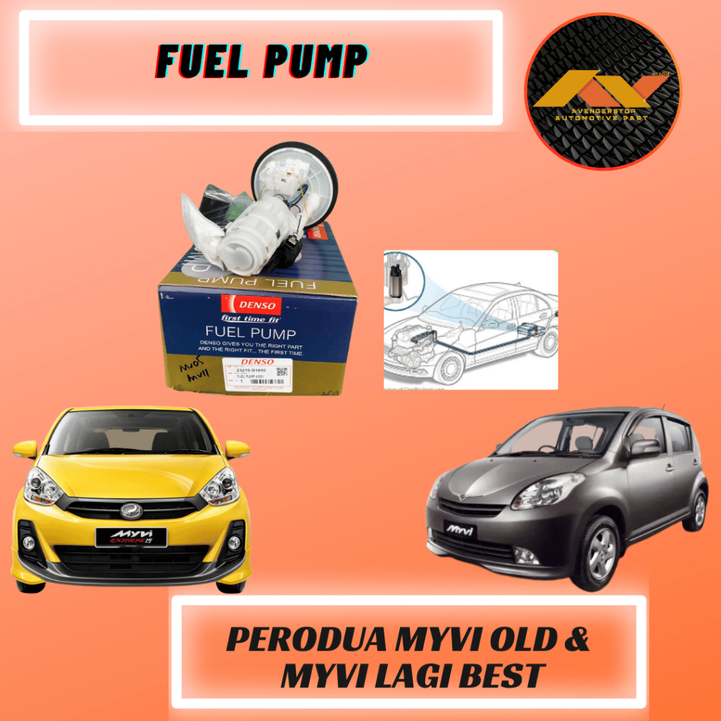 Fuel Pump Denso Perodua Myvi Old & Myvi Lagi Best New High Quality