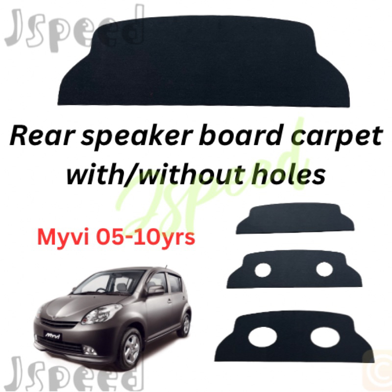 Perodua Myvi 2005year-2010year rear speaker board with black carpet ...