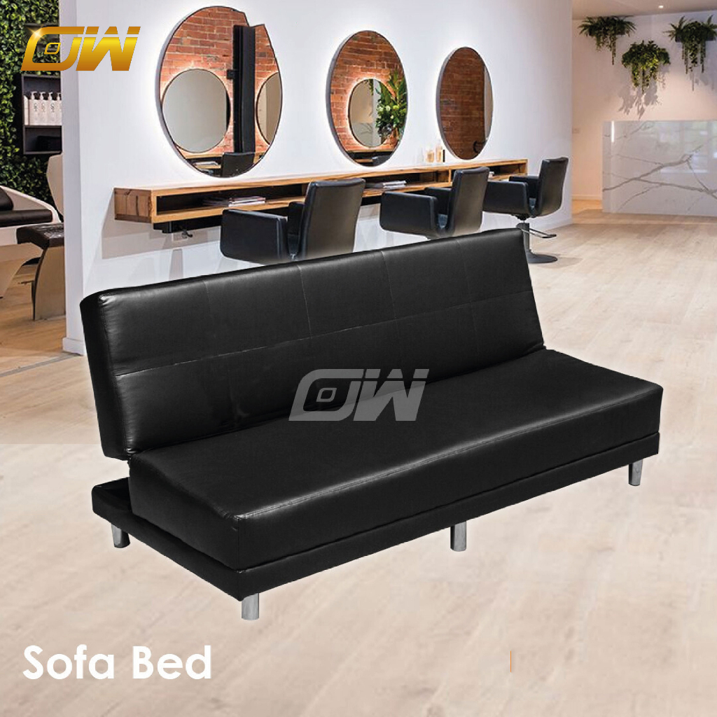 Solid 3Seater Leather Lounge Sofa Bed Office Sofa Bed Room Sofa Bed
