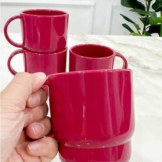 Tupperware Table Top Mugs 250ml TableTop Mug Coffee Mug Cawan Gelas Hot ...