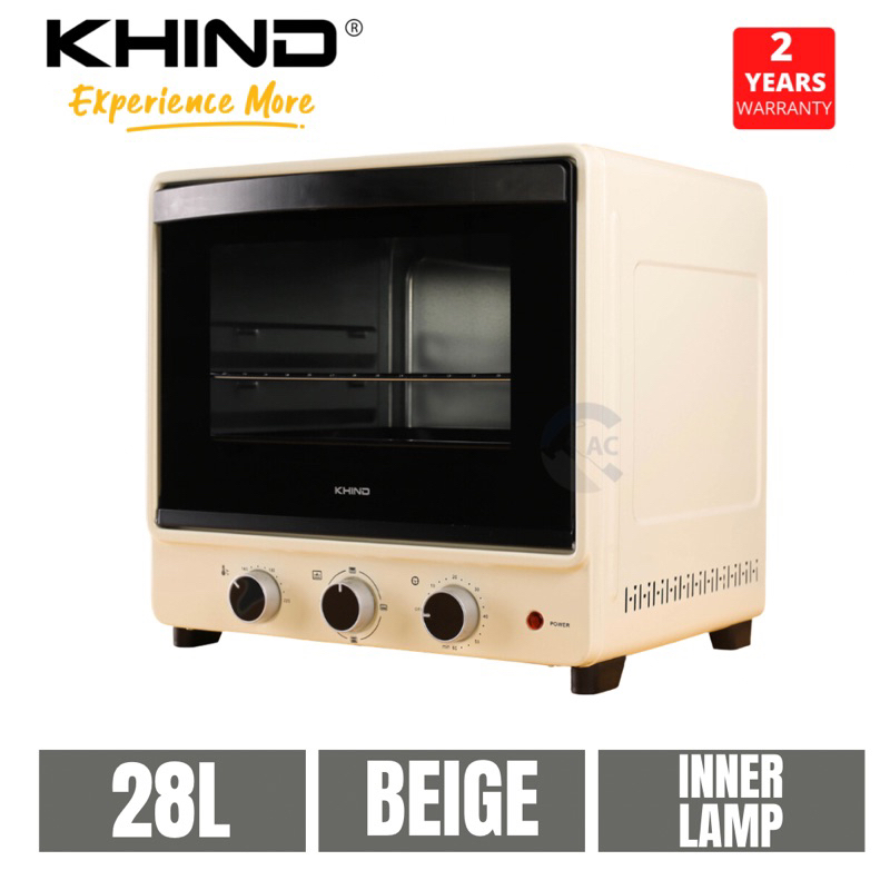 Khind 28L Electric Oven Beige / Black OT2800 Shopee Malaysia