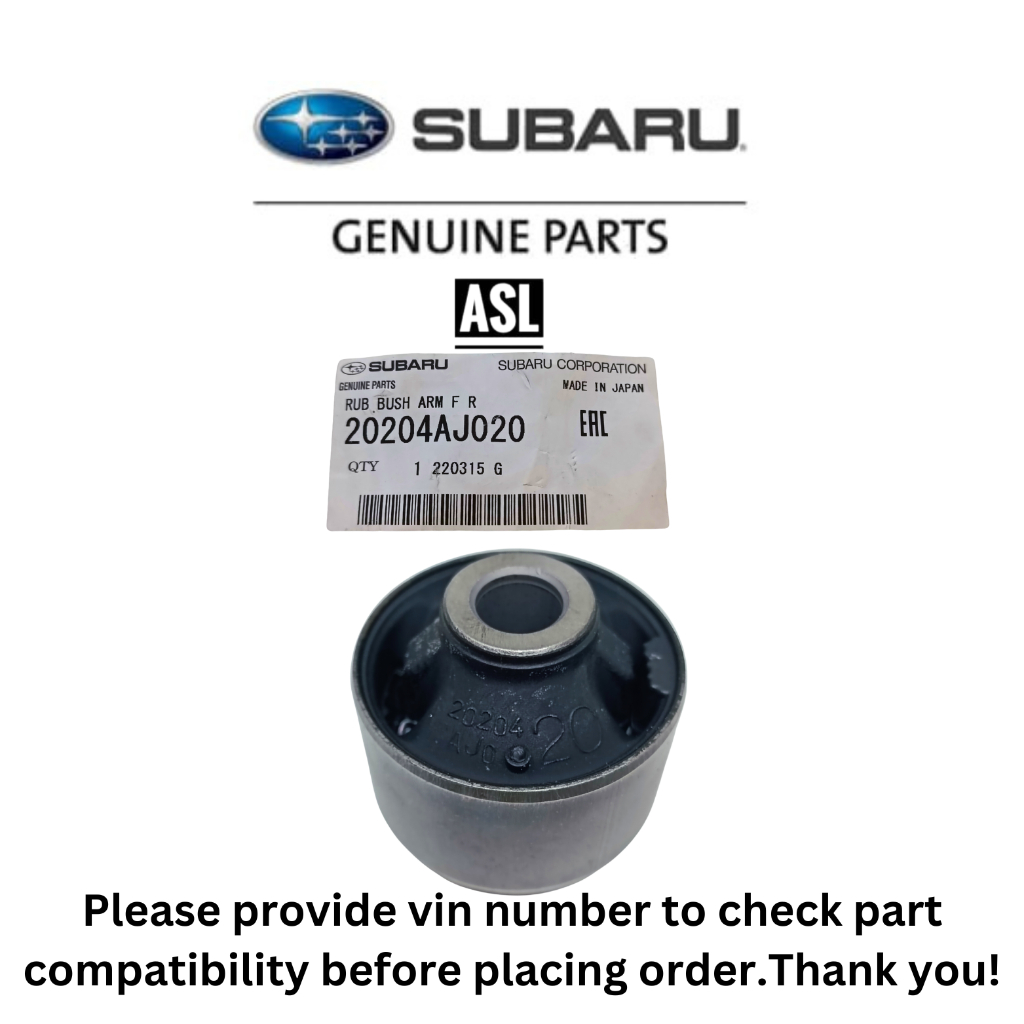 Genuine Subaru Front Lower Arm Bush Legacy Outback 20204AJ020 | Shopee ...