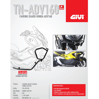 Fairing Guard Givi Honda Adv Crash Bar Givi Original Givi Shopee Malaysia