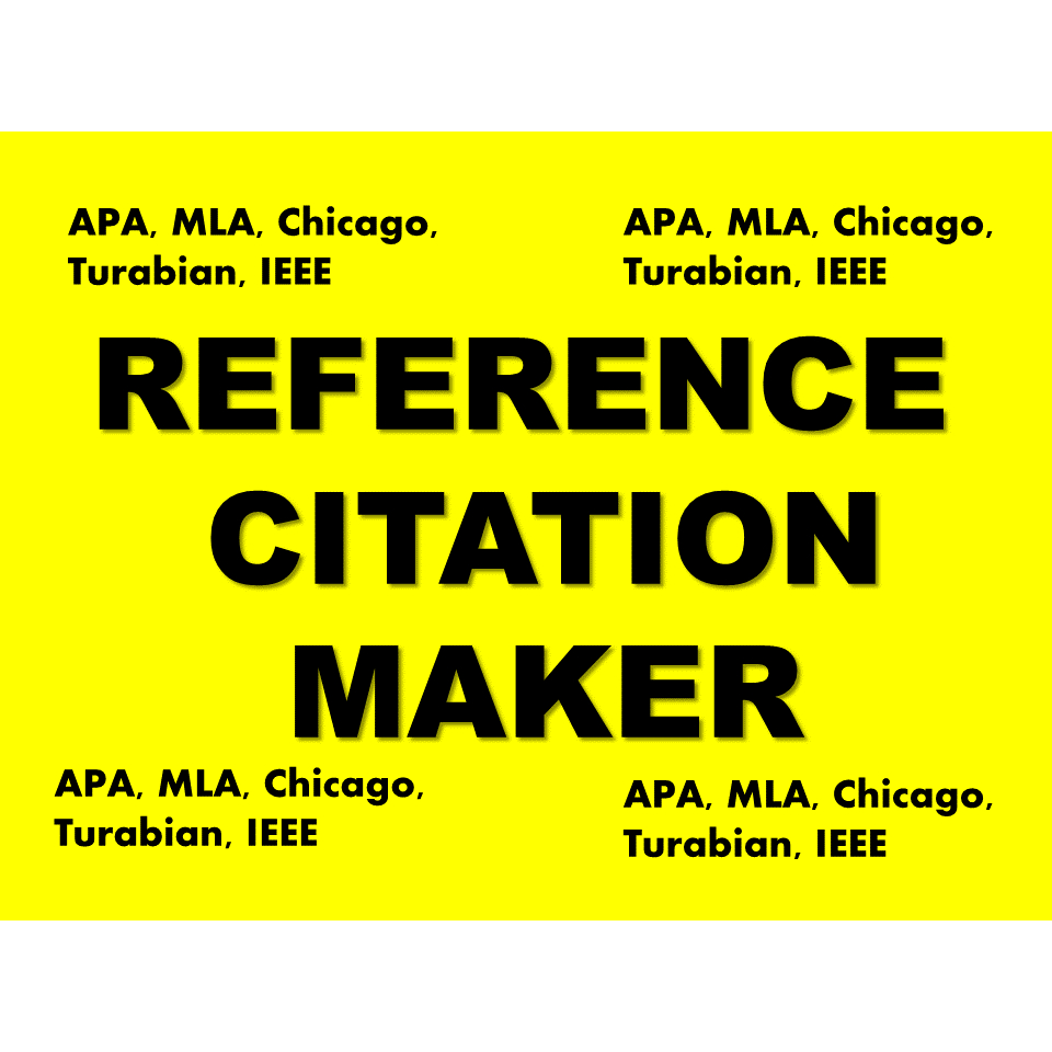 Reference Citation Generator for Project, Report, Circuit and Analysis ...