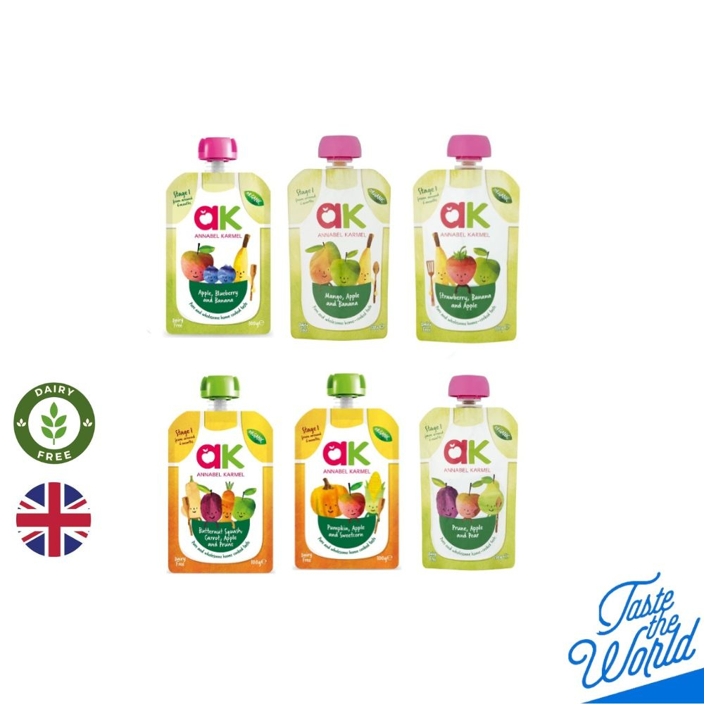 Annabel Karmel Organic Fruit & Veggie Baby Pouch 100g (6m+) Shopee
