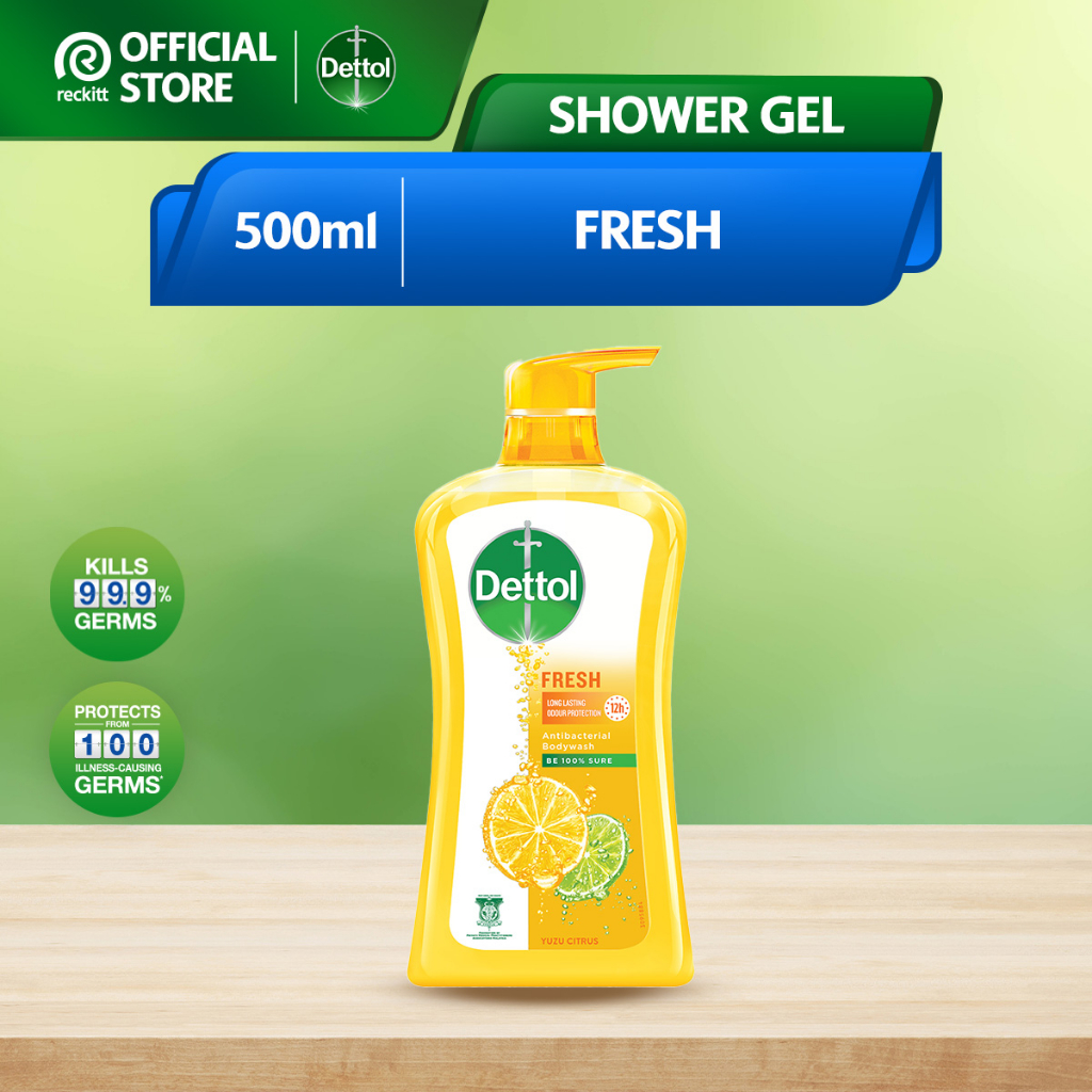 Dettol Antibacterial Shower Gel Fresh (500ml) Shopee Malaysia
