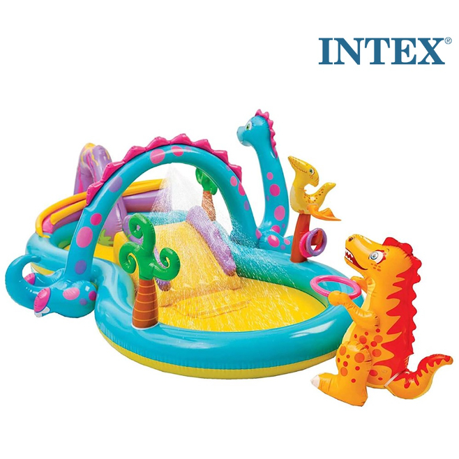 INTEX 57135 Dinoland Play Center Children Toy Playground Inflatable ...