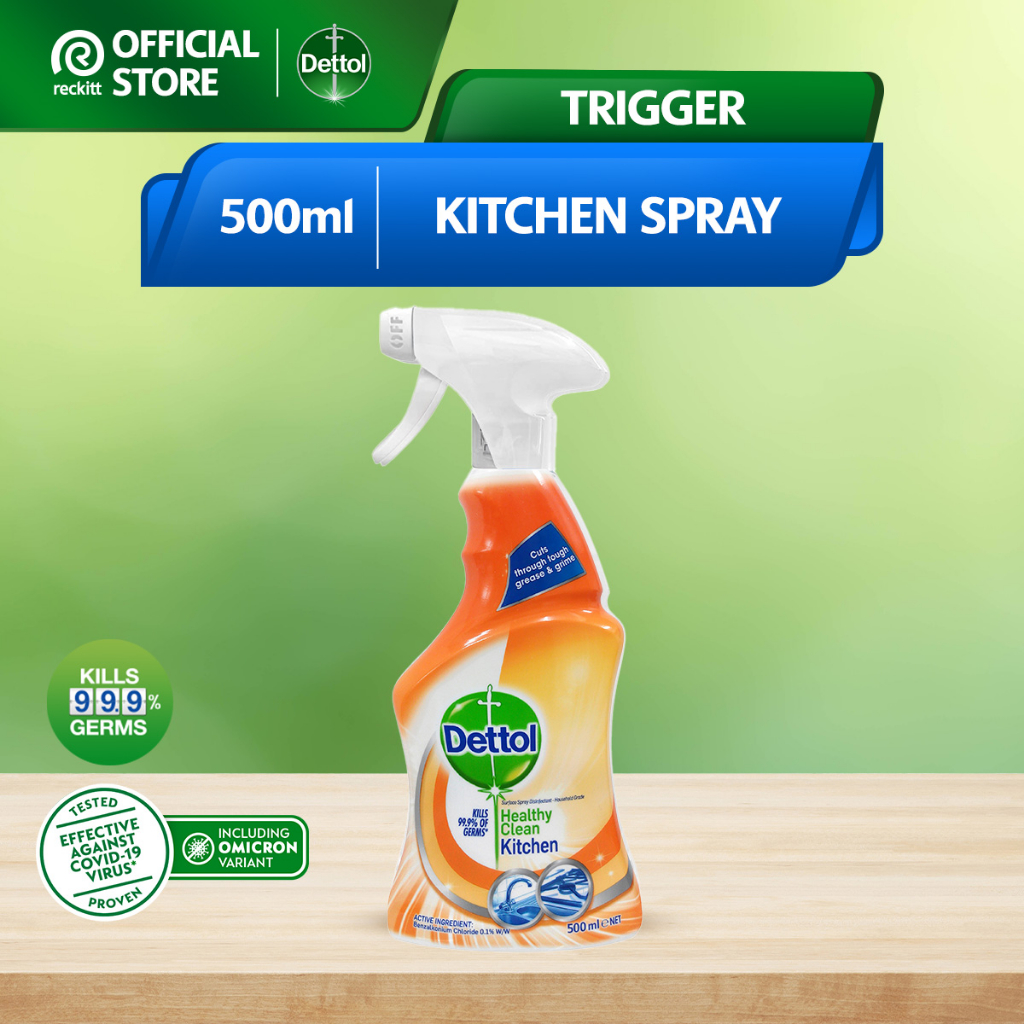 Dettol Trigger Kitchen Spray 500ml Shopee Malaysia 2543