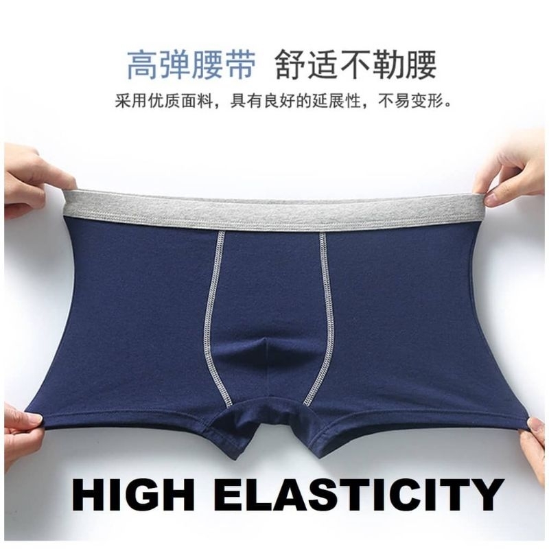 3pcs box. seluer dalam dewasa boxer trunk underwear. size available S ...