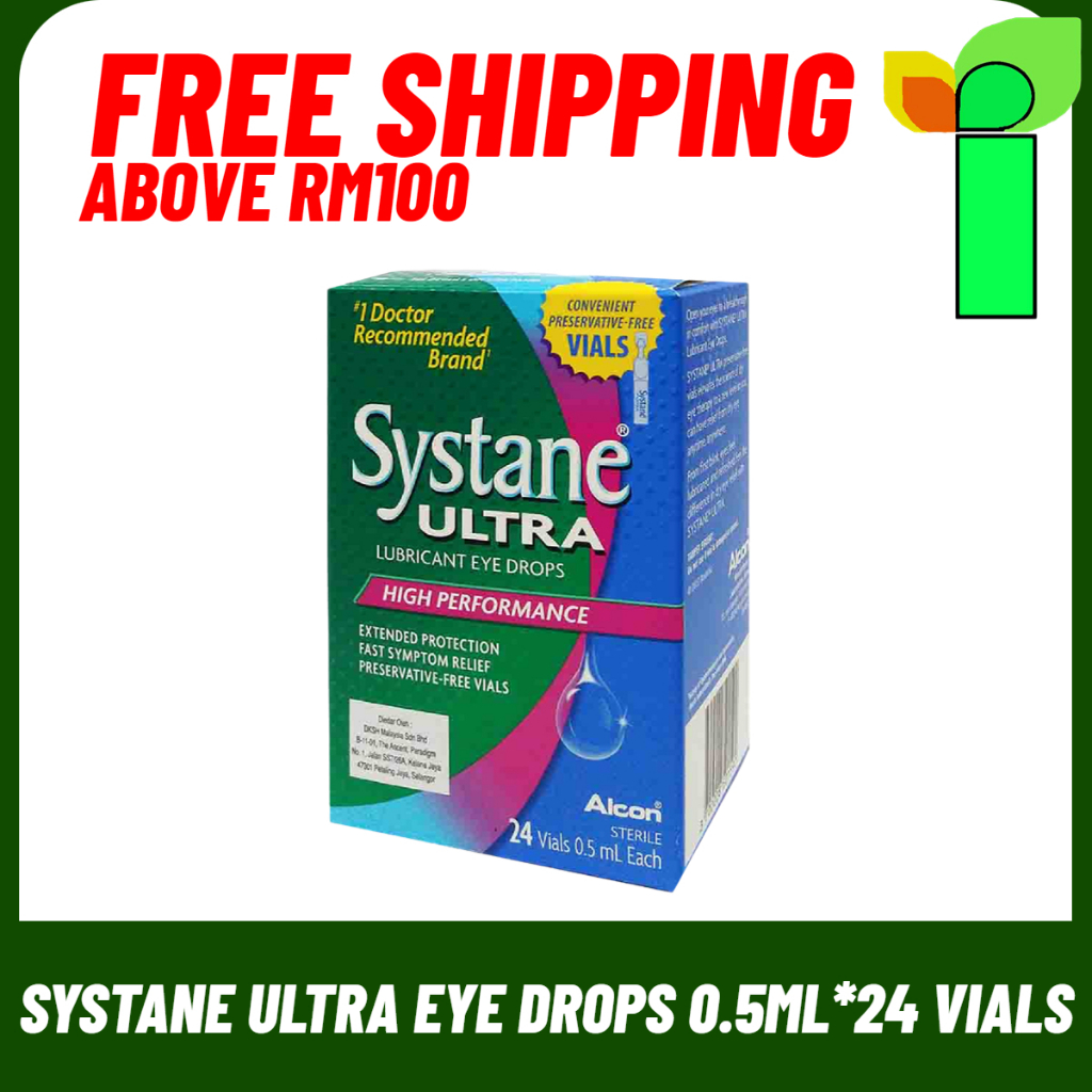 Systane Ultra Eye Drops 0.5ml*24 vials | Shopee Malaysia