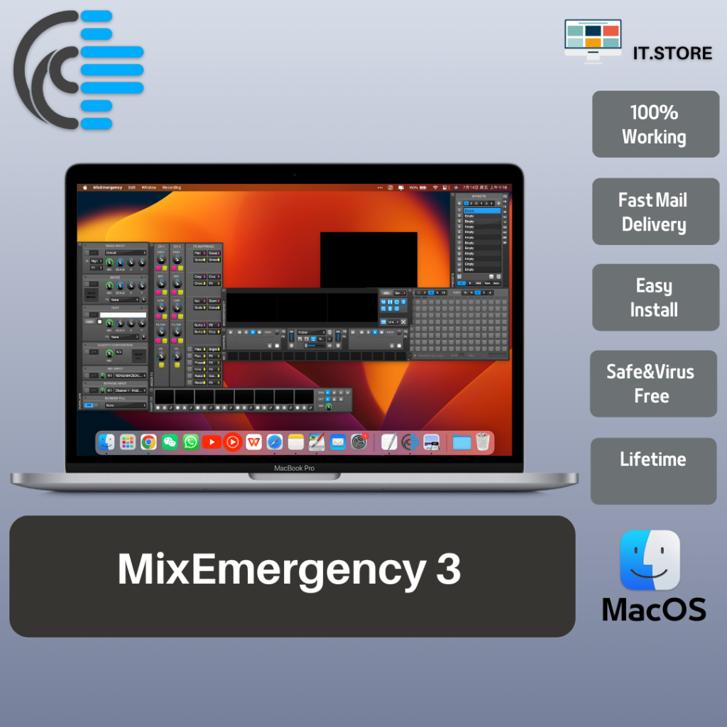 MixEmergency 3 for Intel and M1/M2/M2 Pro/M2 Max Chip Apple Silicone ...