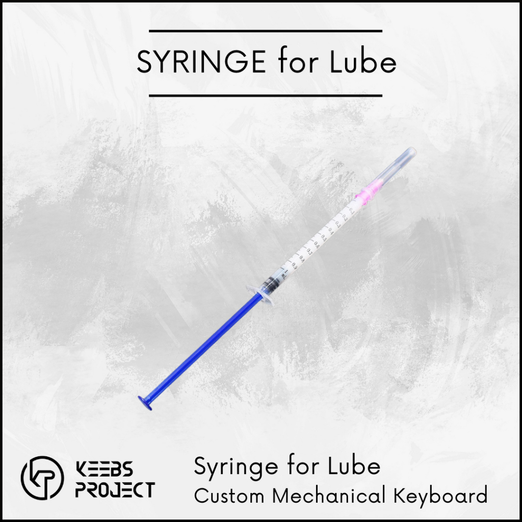 [READY STOCK] 1ml Syringe for Bag Lube Oil Lube Mechanical Keyboard