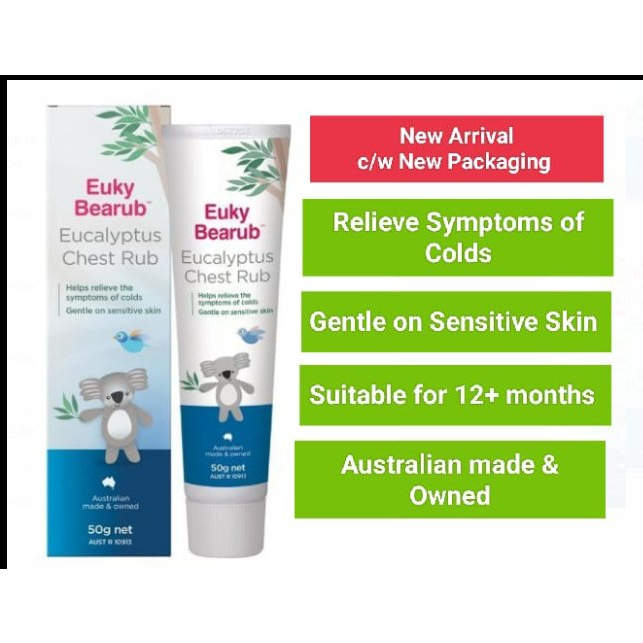 Euky Bearub Eucalyptus Chest Rub 50g Shopee Malaysia