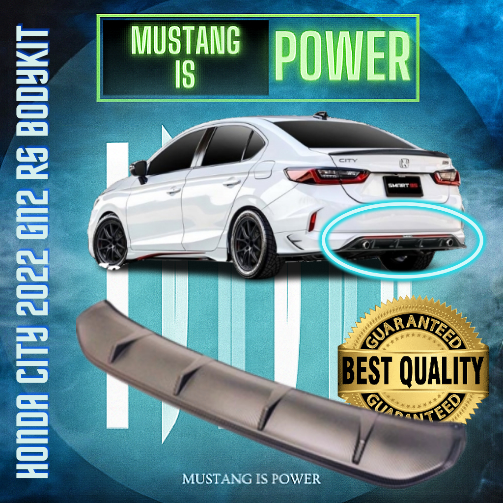 HONDA CITY 2022 GN2 RS BODY KIT REAR BUMPER SKIRT DIFFUSER DIFFUSER LIP