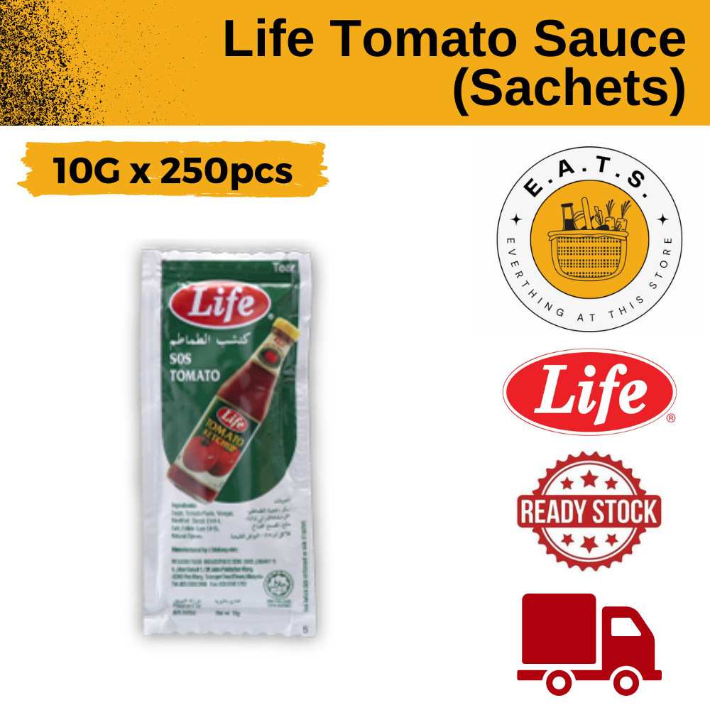 Life Tomato Sauce (Sachets) (10G x 250pcs) Shopee Malaysia