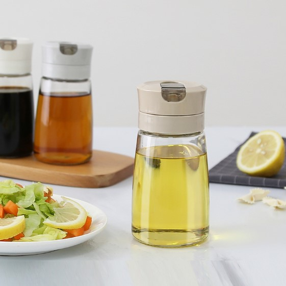 Kitchen Glass Oil Vinegar Olive Oil Container Soy Sauce Bottle Cruet ...