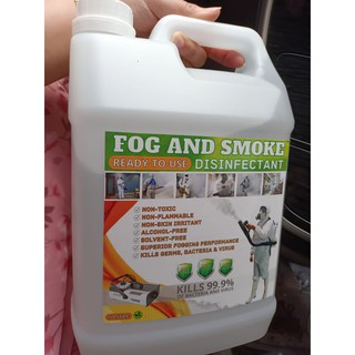 FOG AND SMOKE DISINFECTANT (5L) | Shopee Malaysia