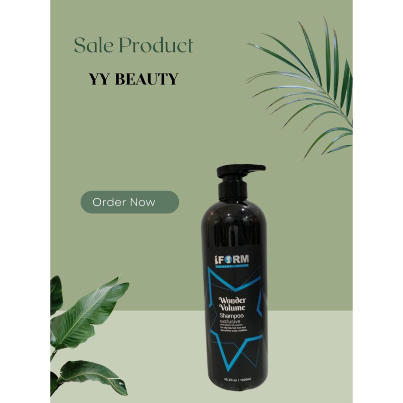 IFORM WONDER VOLUME SHAMPOO/NOMS SCALP ESSENTIAL SHAMPOO1000ml (Untuk