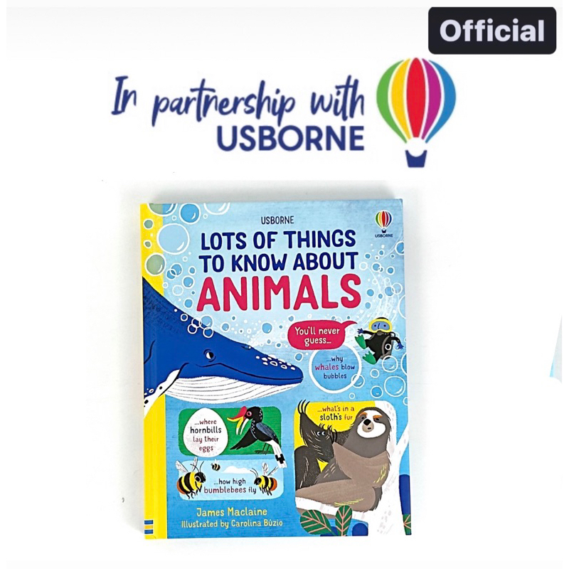 (New) Usborne Lots of things to know about Animals UK Shopee Malaysia