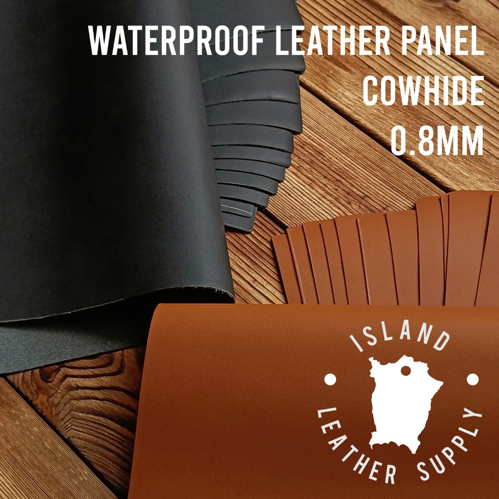 Waterproof cowhide cow genuine leather panel 0.8mm for watch strap