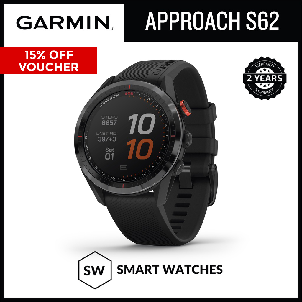 Garmin Approach S62 + 15 OFF VOUCHER 2 Years Warranty Shopee Malaysia