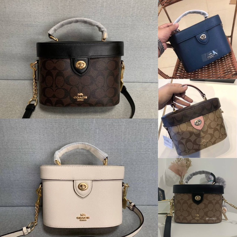 Coach Kay Crossbody in Signature Chambray Shopee Malaysia