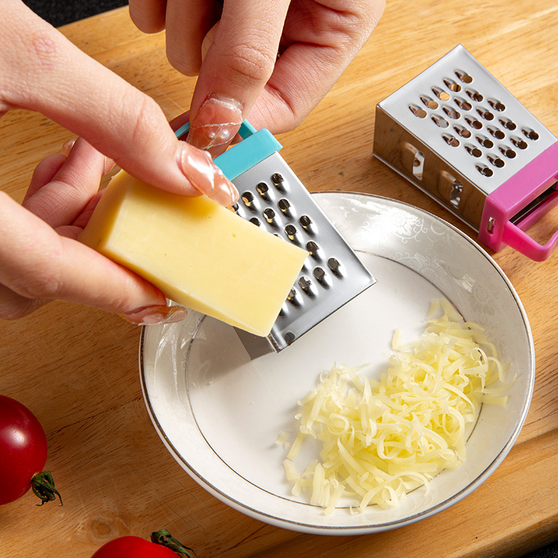 Stainless Steel Mini 4 Sides Grater Multifunction Handheld Grater