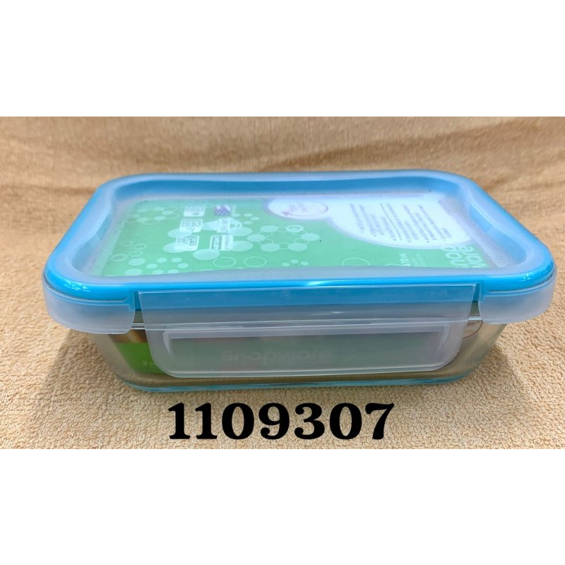 SNAPWARE PYREX 470ML BLUE RECTANGLE GLASS STORAGE CONTAINER | Shopee ...