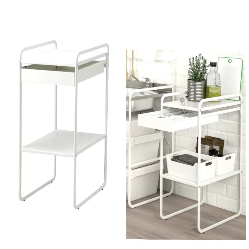 IKEA SUNNERSTA Kitchen Trolley Rak Penapis Air Rak Coway | Shopee Malaysia