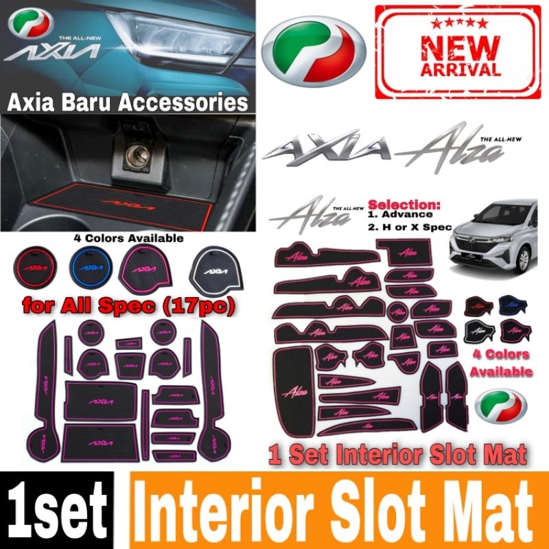 Perodua Alza Baru 2024 Slot Mat Interior 2022 Axia 2023 New Luminous av ...