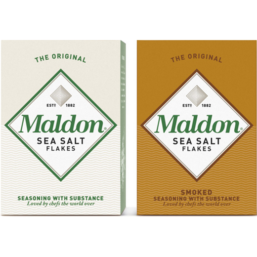 MALDON Sea Salt Flakes 50g (Repack) Smoked Sea Salt 25g (Repack