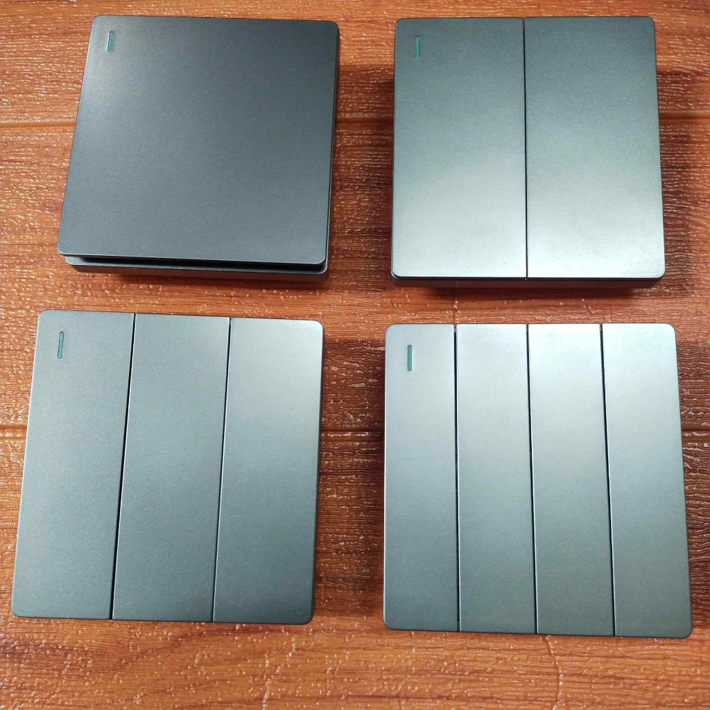 Matte Grey TWO Way One Gang 2way ON/OFF Switches 1gang 2Gang 3gang ...
