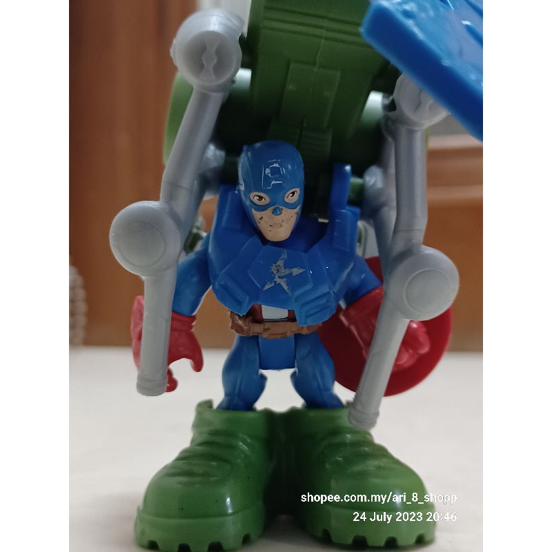 Playskool heroes super hero adventures clearance captain america super jungle squad