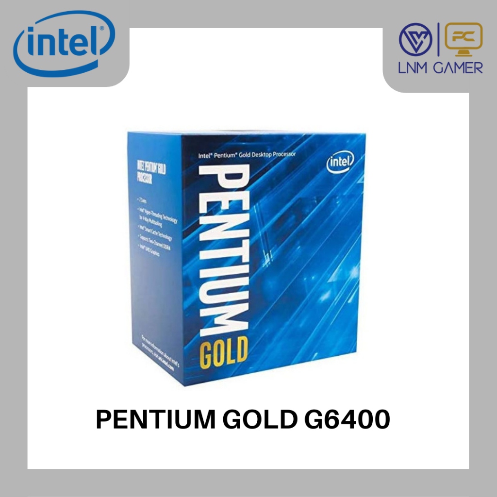 INTEL G6400 PENTIUM GOLD 4.10GHZ 4MB CACHE LGA1200 PROCESSO