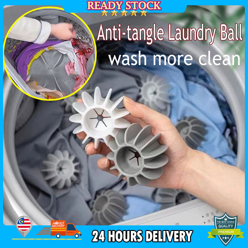 Anti-tangle Laundry Ball Reusable Silicone Laundry Ball increase ...