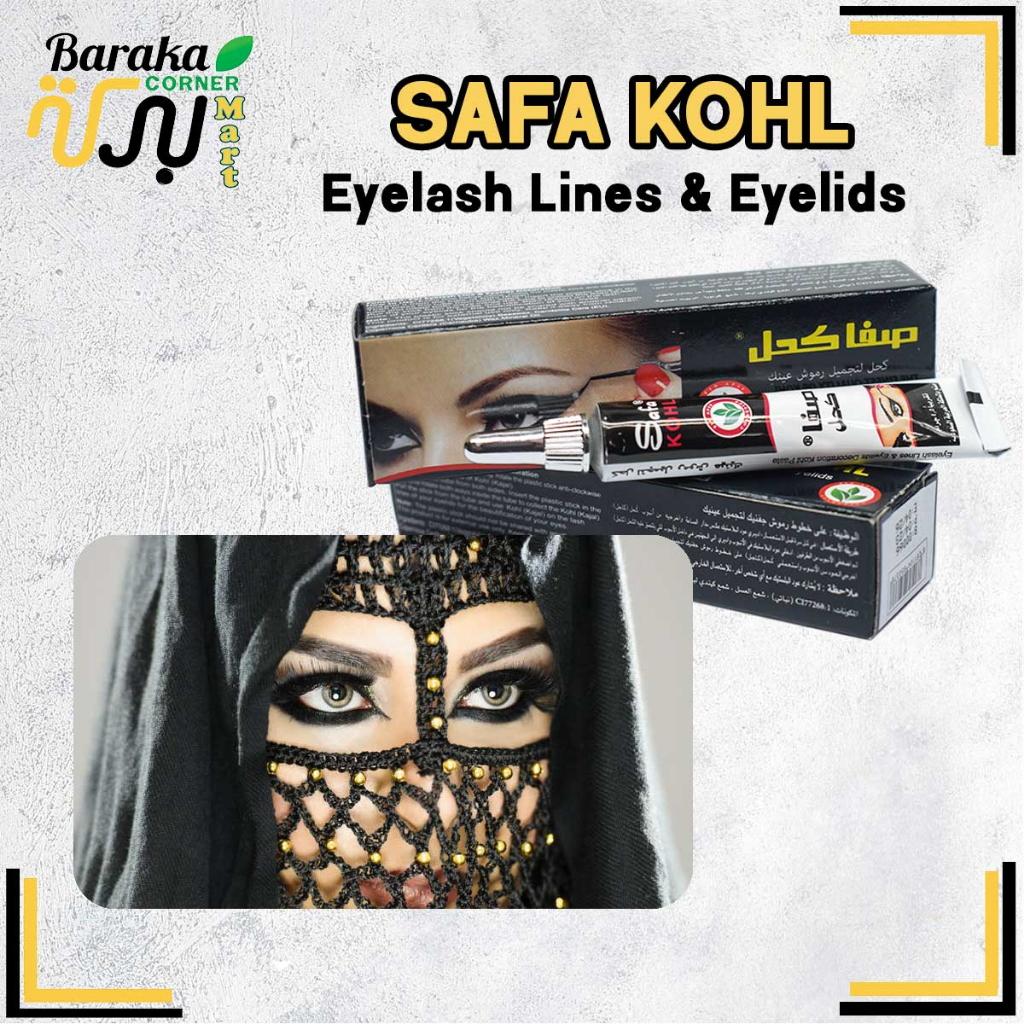 Kohl Black Eyeliner _SAFA _Imported From Saudi Arabia Celak Mata 1pc 4