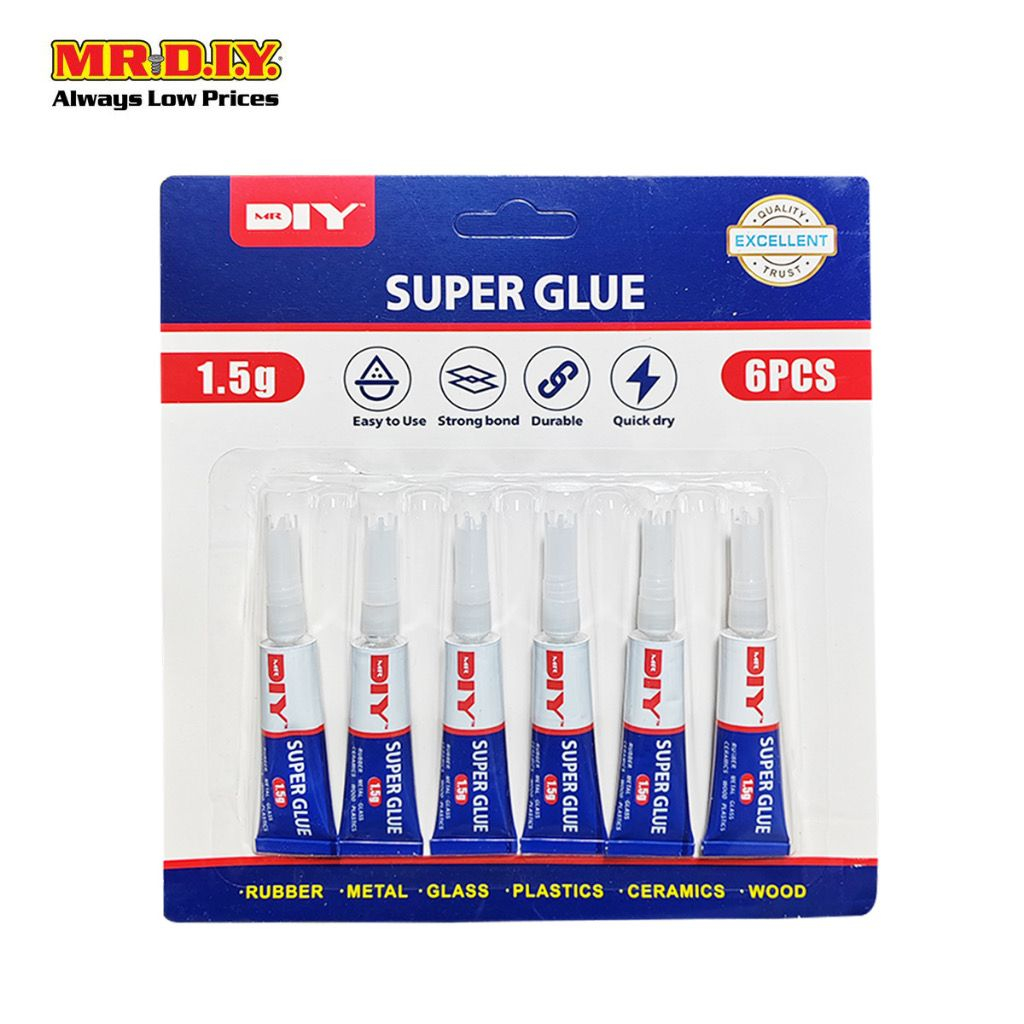 MR.DIY Super Glue (6pcs x 3g) Shopee Malaysia