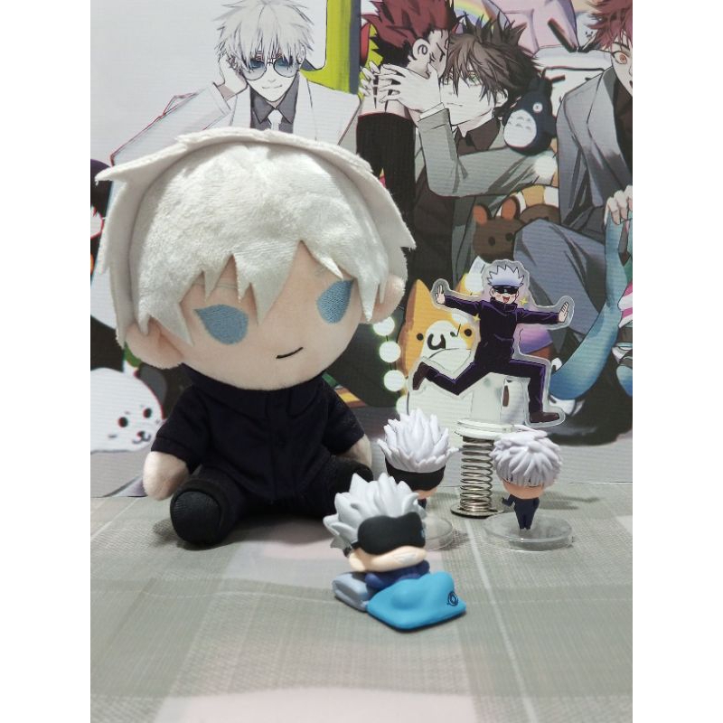 Gojo figure/plushie/standee Gojo Jujutsu Kaisen Combo merch | Shopee ...