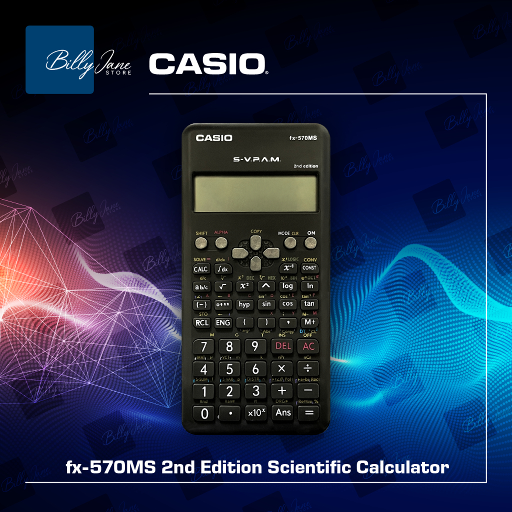 Casio Fx 570ms 2nd Edition Scientific Calculator Shopee Malaysia