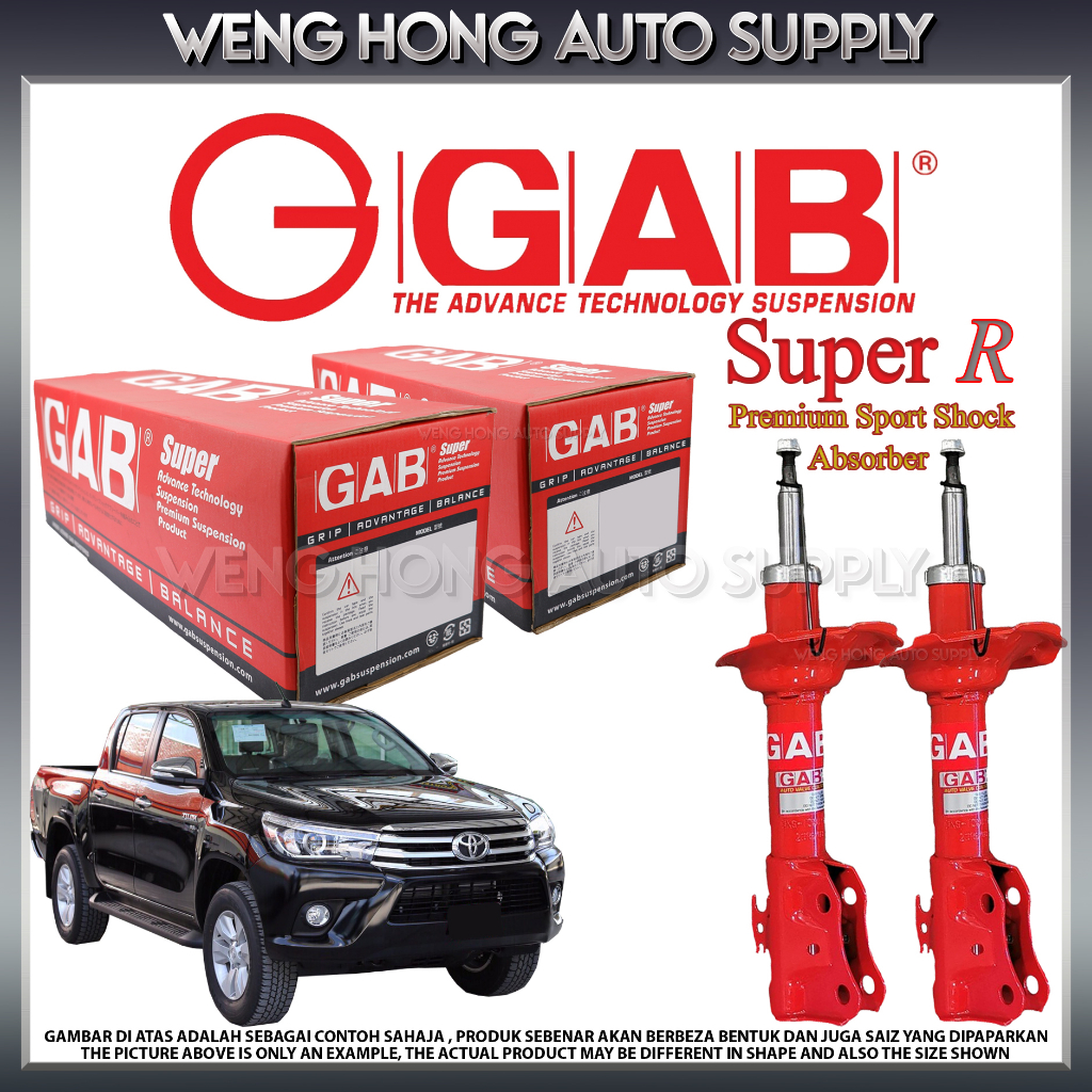 [ GAB ] Toyota Hilux Revo Rogue Rocco GUN125 GUN126 Front / Rear ...