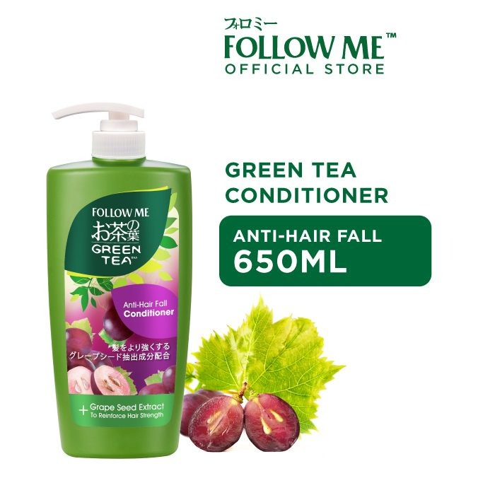 Follow Me Green Tea Conditioner 650ml (AntiHair Fall) Shopee Malaysia