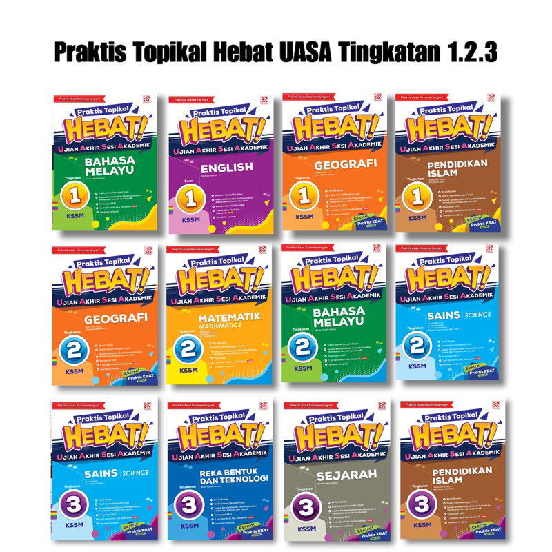 Mbo Buku Latihan Kssm Praktis Topikal Hebat Uasa Tingkatan 123 Shopee Malaysia 4023