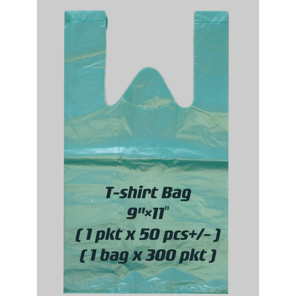 TSHIRT BAG / SINGLET PLASTIC BAG PREMIUM QUALITY 9X11 / 10X13 / 12X16
