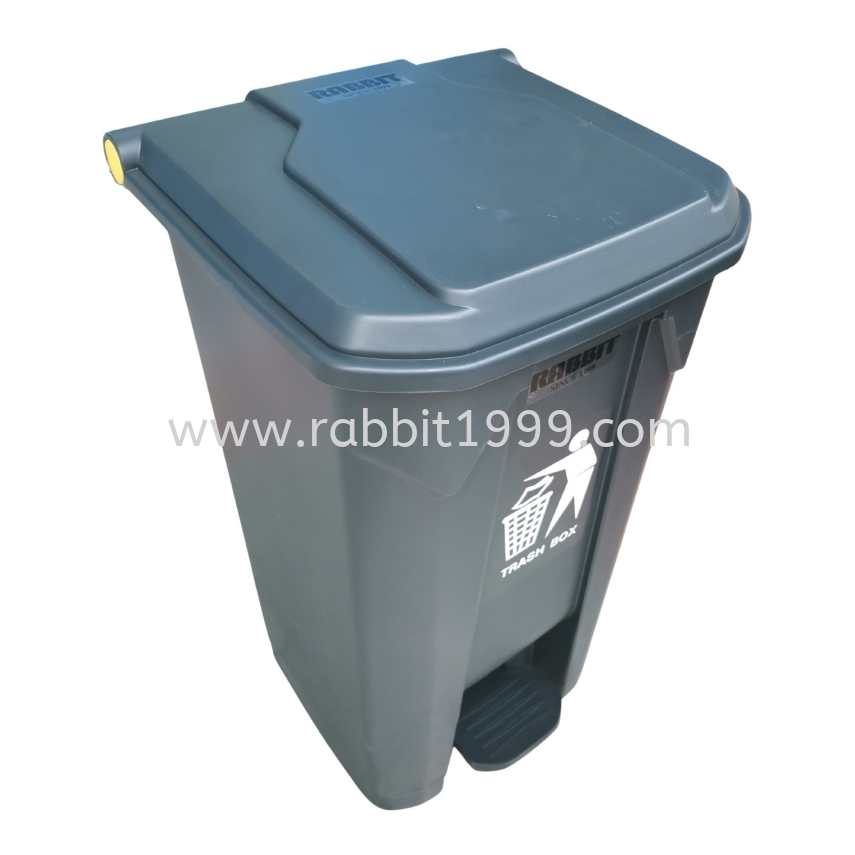 RABBIT XDPC PLASTIC PEDAL BIN - 88Lt - recycle step on pedal bin ...
