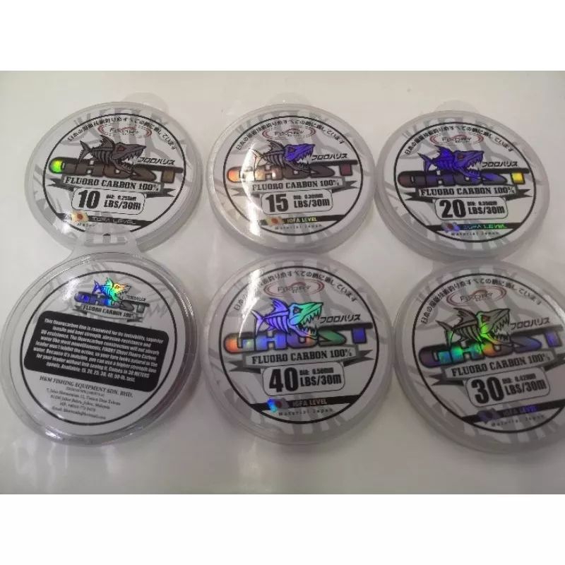 FIXORY GHOST LEADER 100% FLUOROCARBON FOR SHOCK LEADER FISHING