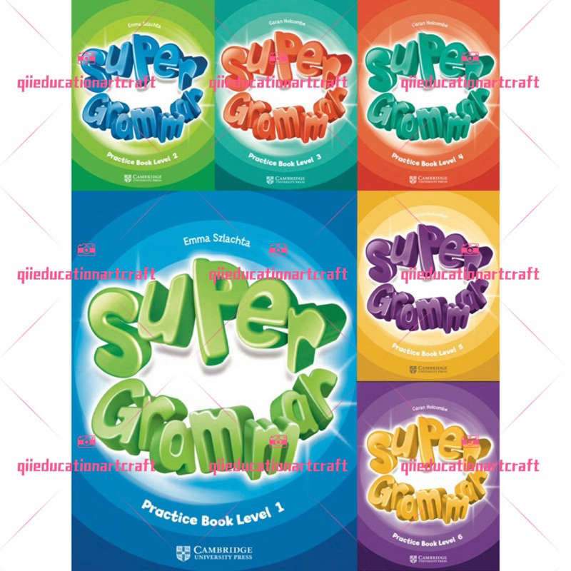 SUPER GRAMMAR practice book Level 1-6 pdf softcopy | Shopee Malaysia