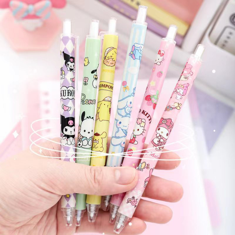 0.5mm Cute Kuromi Gel Pen Cartoon Sanrio Ballpoint Pens Student ...